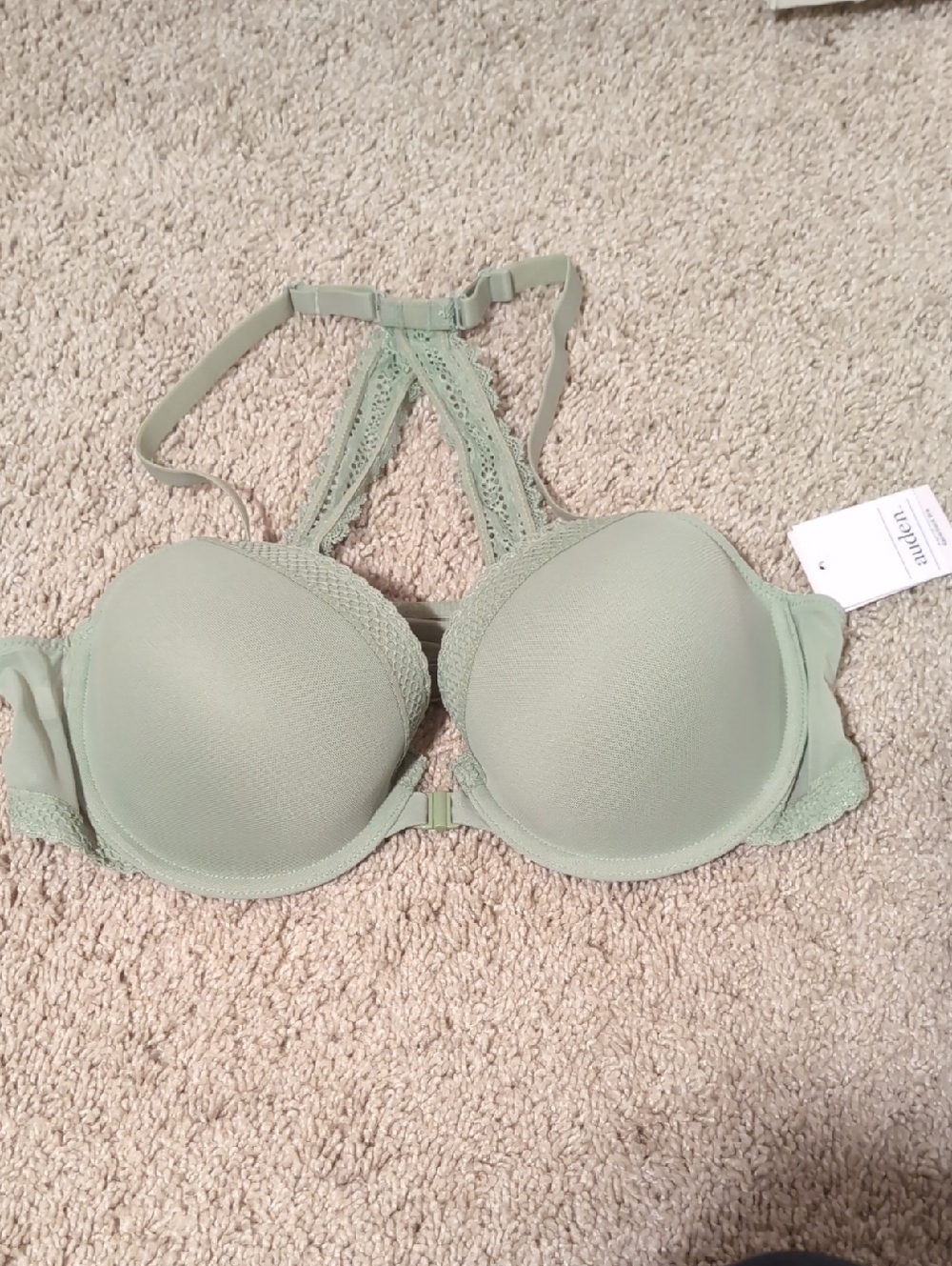 Auden Racerback Bralette in Green